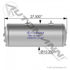 10.25(in) Diameter Air Tank - New | Length: 27.5(in) | P/N 1725924A