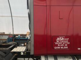 Mack CXU613 Red Right/Passenger Lower Side Fairing/Cab Extender - Used