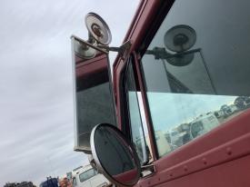 Peterbilt 352 Coe Stainless Left/Driver Door Mirror - Used