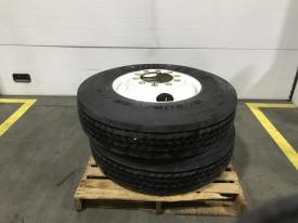 Pilot 22.5 Steel Tire and Rim, 11R22.5 Goodyear - Used