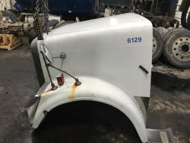 1989-2010 Freightliner FLD120 Classic White Hood - Used