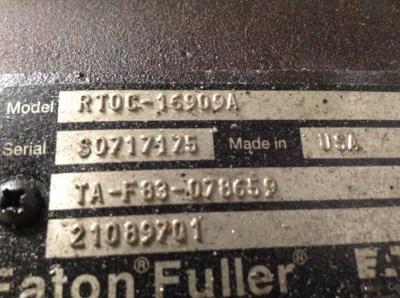 Fuller RTOC16909A Transmission