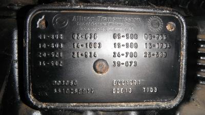 Allison MD3060 Transmission