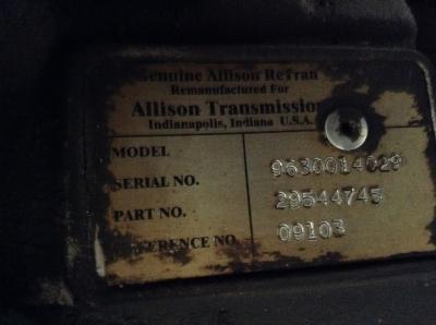 Allison 2100 HS Transmission