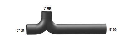 Grand Rock Exhaust FL-13974 Exhaust Y Pipe - A04-13974-000