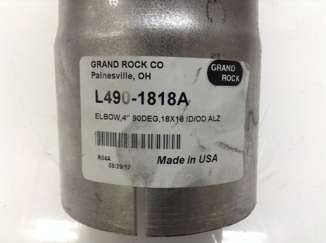 Grand Rock Exhaust L490-1818A Elbow - P206345