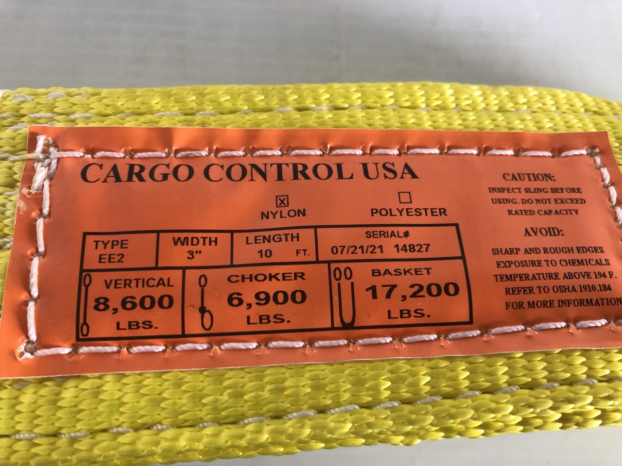 Cargo Control Usa EE2-103X10 Trailer, Cargo Control