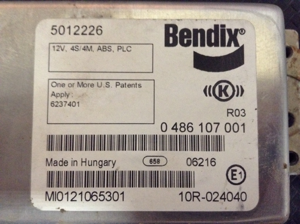 Bendix ABS Brake Module 4S/4M 0 486 107 001 5012226 *WARRANTY*