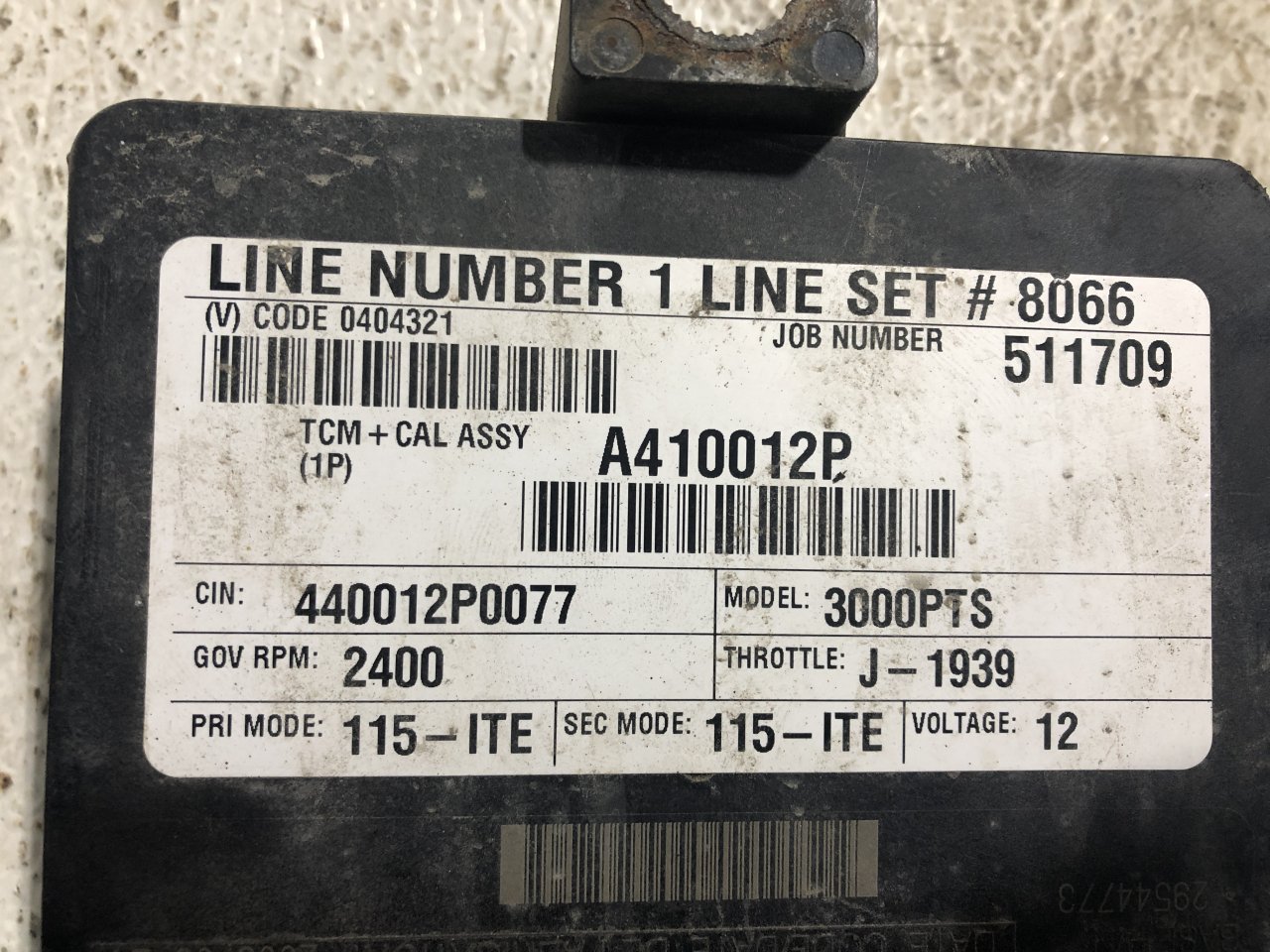 Allison 3000 PTS Control Module (TCM) - 29544773