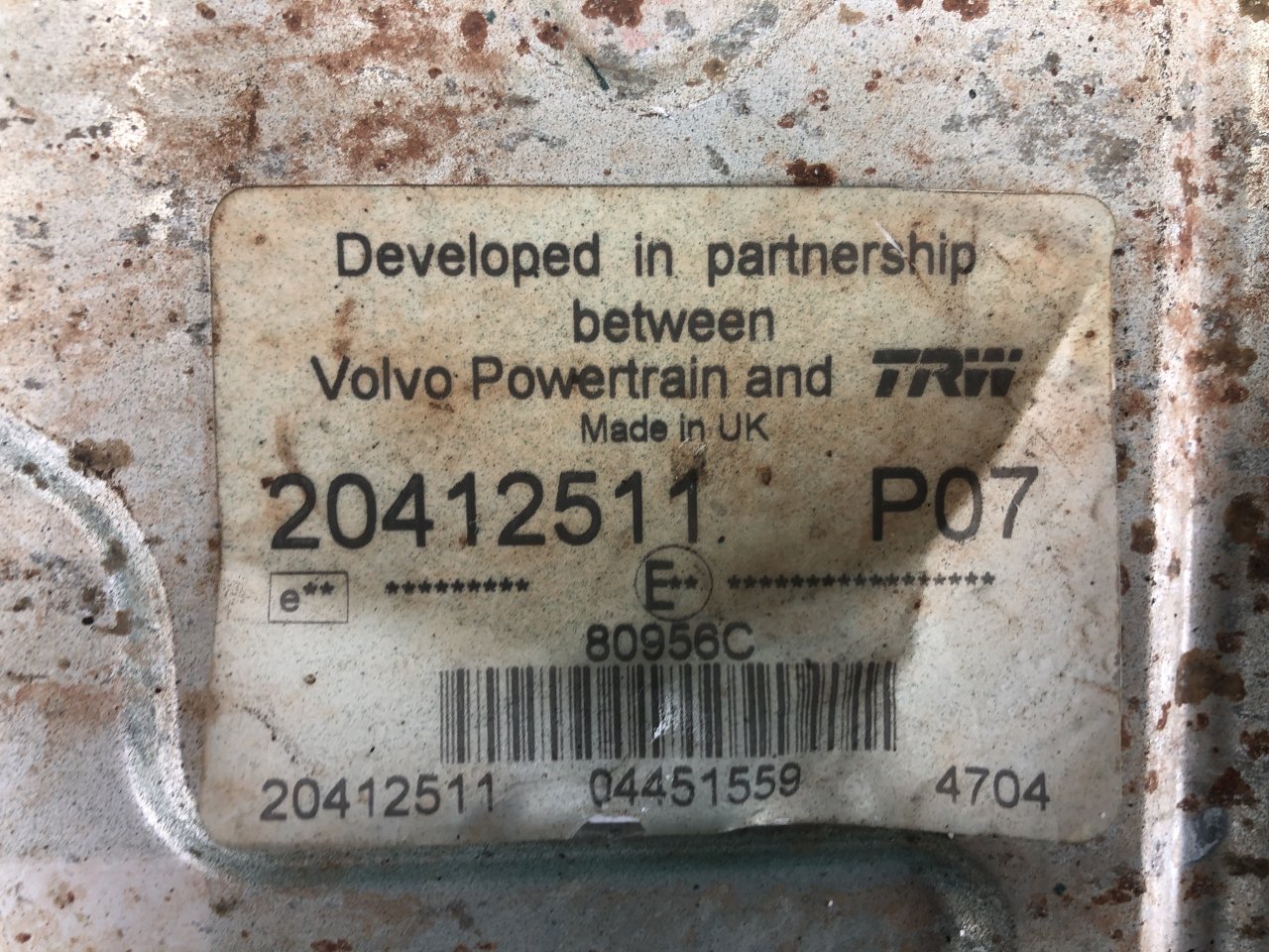 Volvo VED12 Control Module (ECM) - 20412511