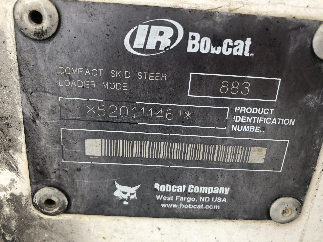 2002 Bobcat 883 