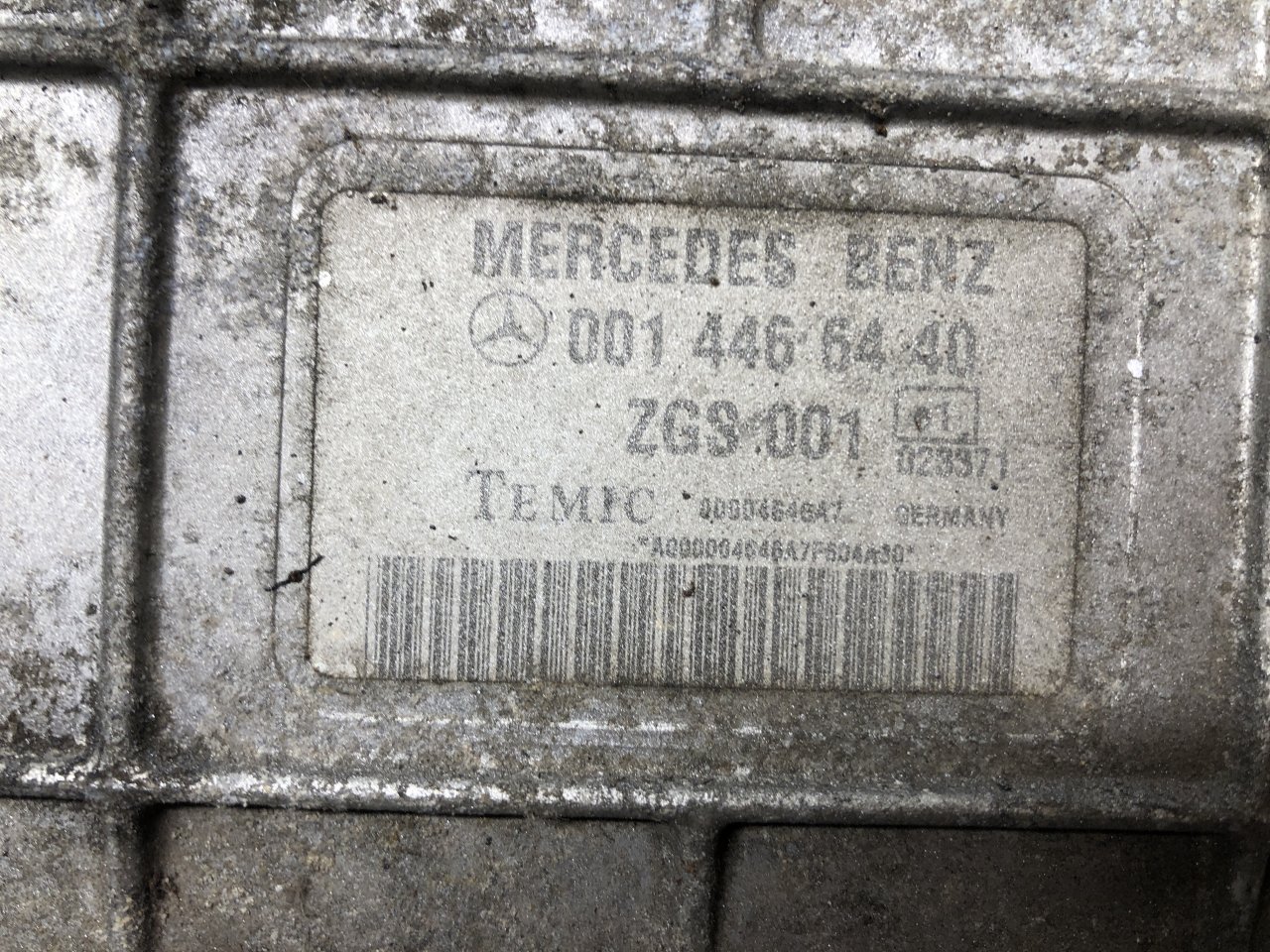 Mercedes MBE4000 Control Module (ECM) - 0014466440