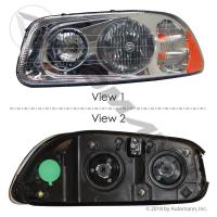 Mack CV GRANITE Left/Driver Headlamp - New Replacement | P/N 56462022