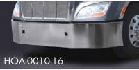 2010-2025 Peterbilt 587 1 PIECE CHROME Bumper - New | P/N HOA001016