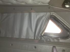 Kenworth T660 Grey Left/Driver Sleeper Window Interior Curtain - Used
