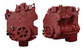 1988 International DT466C Engine Assembly, 210HP - Rebuilt | P/N 54E8M076A