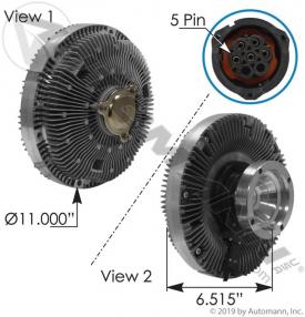 Mack MP8 Engine Fan Clutch - New Replacement | P/N 81062231