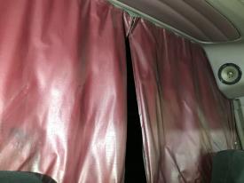Peterbilt 587 Red Sleeper Interior Curtain - Used