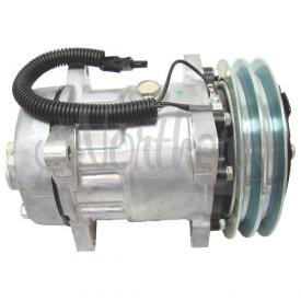 Air Conditioner Compressor SD7H15 Sanden COMP.;W/6