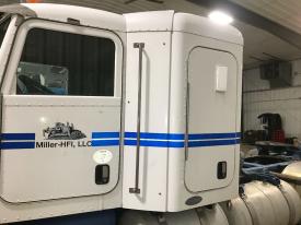 Peterbilt 378 White Left/Driver Cab to Sleeper Side Fairing/Cab Extender - Used
