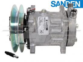 Air Conditioner Compressor Oe Sanden Compressor SD7H15 - 158mm, 1 Groove Clutch 12V | 509423