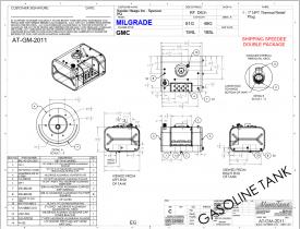 GMC C6500 Right/Passenger Fuel Tank, 51 Gallon - New | P/N GM2011
