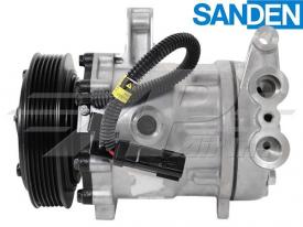 Air Conditioner Compressor Original Sanden Compressor SD7H15 - 130mm, 6 Groove Clutch 12V | 5096561