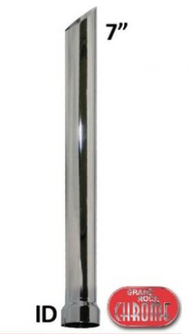 Miter Chrome Exhaust Stack - New | P/N P796EXC