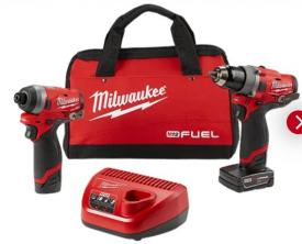 Milwaukee Tools: M12 Fuel 2-Tool Combo Kit: 1/2