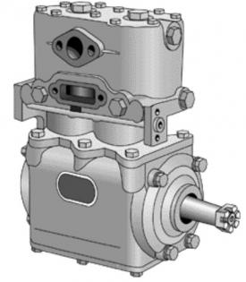 Bendix 283514 Engine Air Compressor - Rebuilt