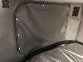 Peterbilt 387 Grey Left/Driver Sleeper Window Interior Curtain - Used