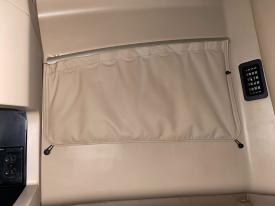 Kenworth T680 Tan Right/Passenger Sleeper Window Interior Curtain - Used