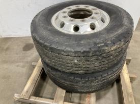 Pilot 19.5 Alum Tire and Rim, 305/70R19.5 Michelin - Used