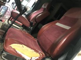 International 9200 Maroon Cloth Air Ride Seat - Used