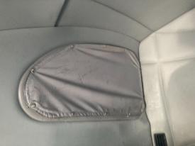 Peterbilt 387 Grey Right/Passenger Sleeper Window Interior Curtain - Used
