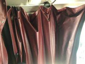 Peterbilt 587 Red Windshield Privacy Interior Curtain - Used