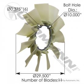 Mack MP8 Engine Fan Blade - New Replacement | P/N 810FB9913