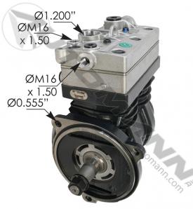 Volvo D13 Engine Air Compressor - New | P/N 170AC5120080
