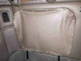 Peterbilt 387 Tan Left/Driver Sleeper Window Interior Curtain - Used