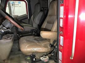 International 9200 Brown Leather Air Ride Seat - Used