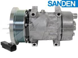 Air Conditioner Compressor Original Sanden Compressor SD7H15 - 132mm, 8 Groove Clutch 12V | 509643