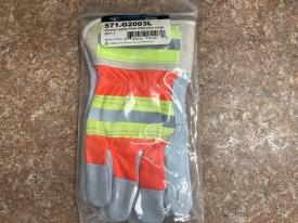 Safety/Warning: Gloves Leather Palm Reflective Large - New | 571G2003L