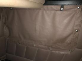Peterbilt 389 Tan Left/Driver Sleeper Window Interior Curtain - Used