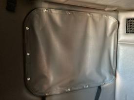 Peterbilt 387 Tan Right/Passenger Sleeper Window Interior Curtain - Used