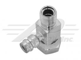 R134 Hi Side Inline Charge Port, Tube O-Ring, # 8 Male Insert O-Ring Thread - New | 451557