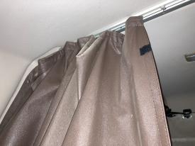 Volvo VNL Brown Sleeper Interior Curtain - Used