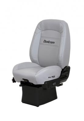 Bostrom Grey Leather Air Ride Seat - New | P/N 8230000902