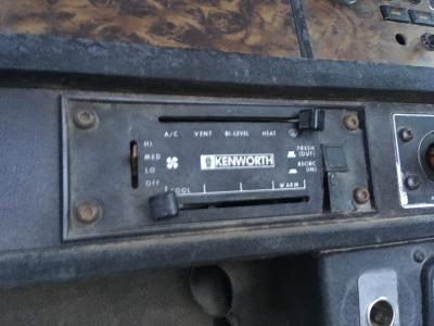 Kenworth T800 Heater & AC Temperature Control