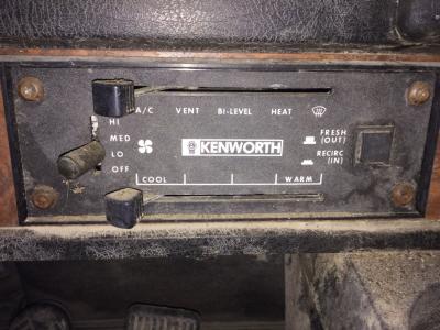 Kenworth T600 Heater & AC Temperature Control