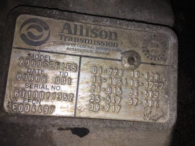 Allison 2000 Series Transmission